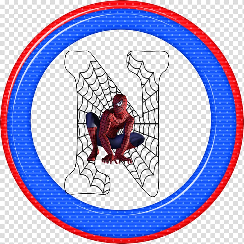 Spider-Man Alphabet Superhero Party, homem aranha transparent background PNG clipart