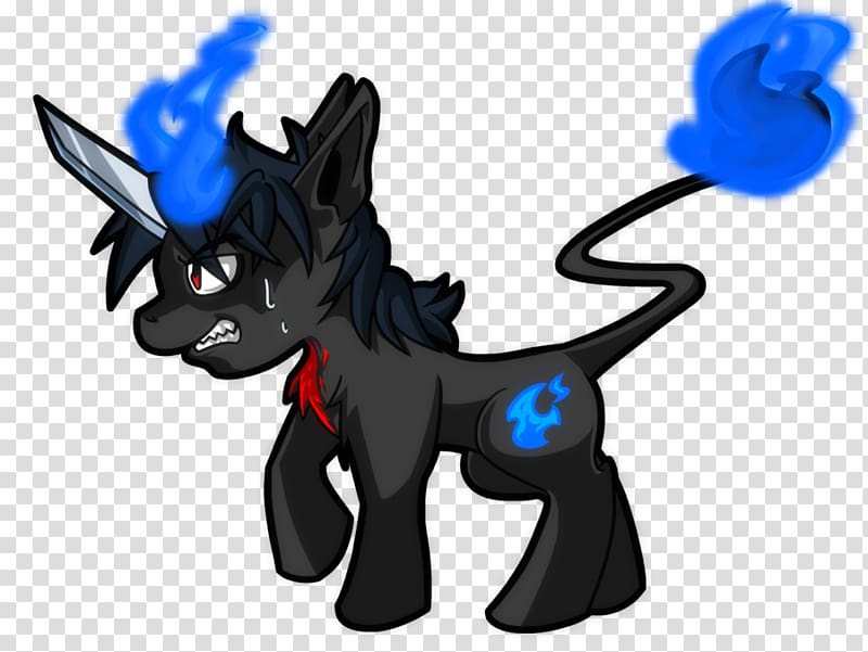 My Little Pony Blue Exorcist Rin Okumura, light blue shading transparent background PNG clipart