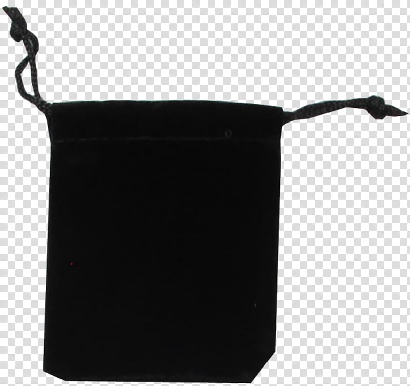 Black Velvet Bag Drawstring Velour, Black Velvet transparent background PNG clipart