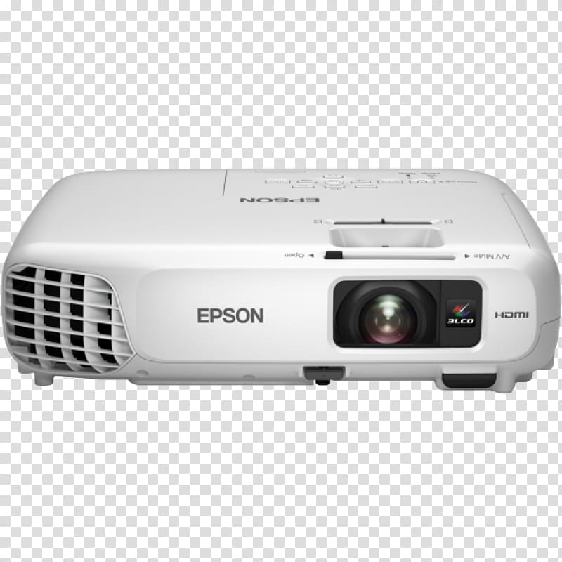 Multimedia Projectors Epson 3LCD XGA, Projector transparent background PNG clipart