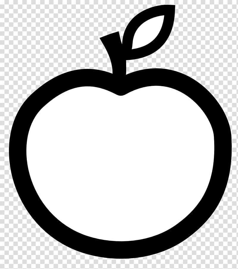 Black and white Area , White Apple transparent background PNG clipart