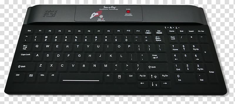 Computer keyboard Numeric Keypads Space bar Touchpad Computer hardware, Laptop transparent background PNG clipart