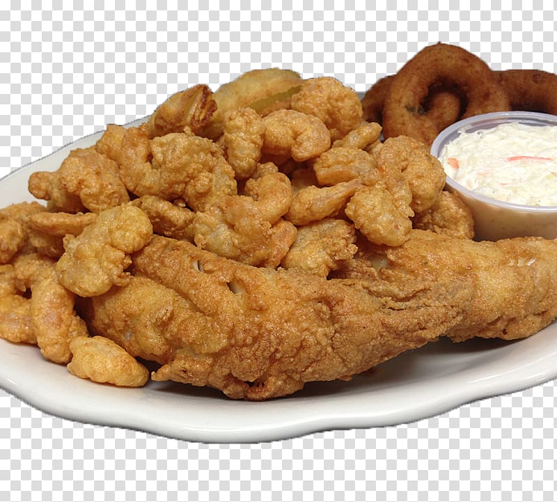 Crispy fried chicken Chicken nugget Chicken fingers Fried clams, fish restaurant transparent background PNG clipart