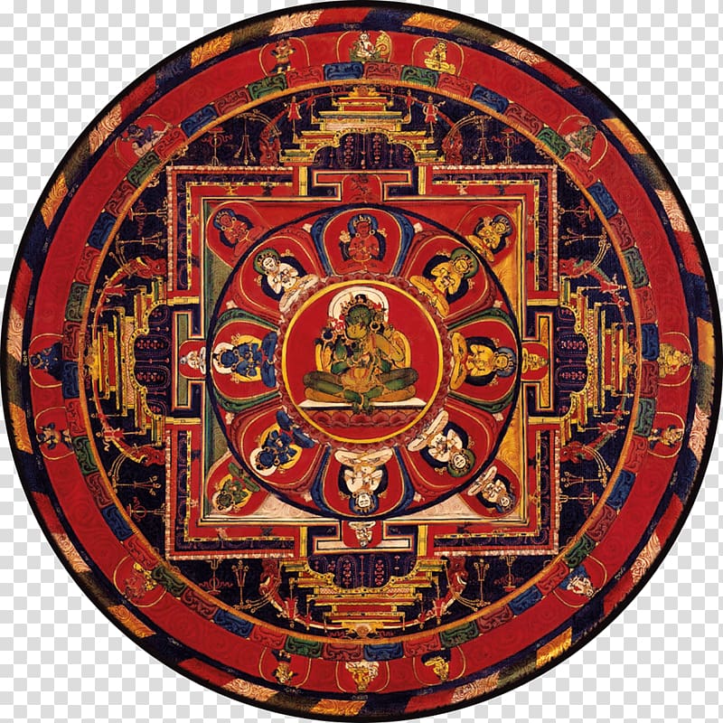 Mandala Tara Thangka Tibetan Buddhism, Buddhism transparent background PNG clipart