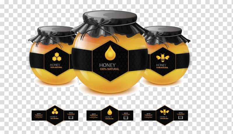 Honey Packaging and labeling, Honey package transparent background PNG clipart