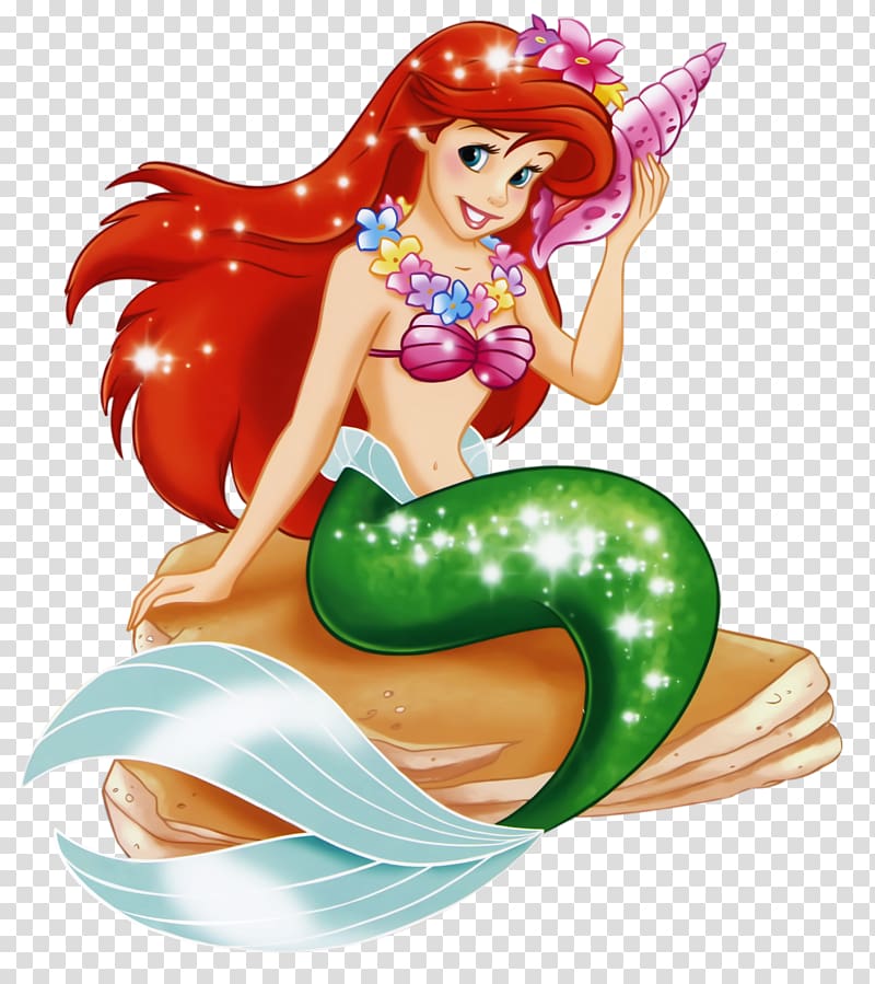 Ariel Princess Aurora Mermaid , Arielle Mermaid Princess , Disney Princess Ariel illustration transparent background PNG clipart