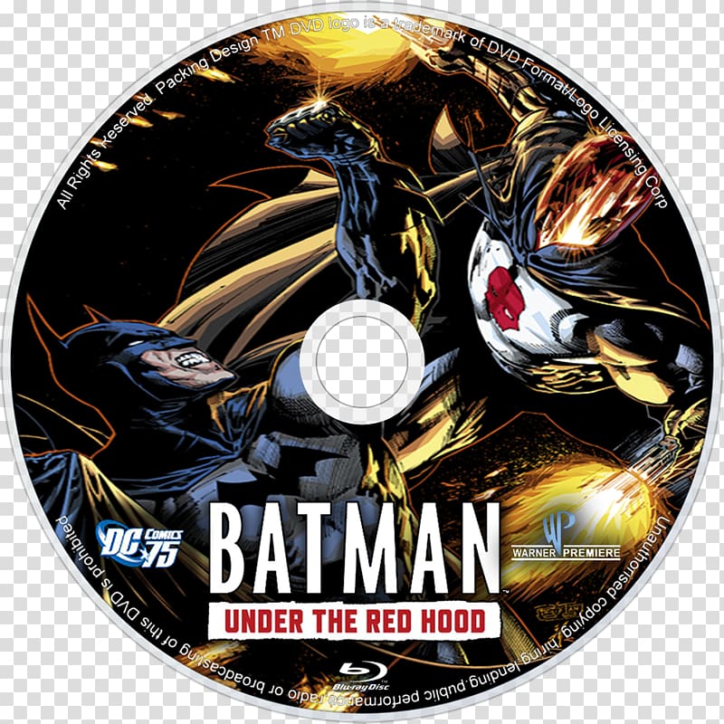 Red Hood Batman Jason Todd DVD Blu-ray disc, red riding hood transparent background PNG clipart