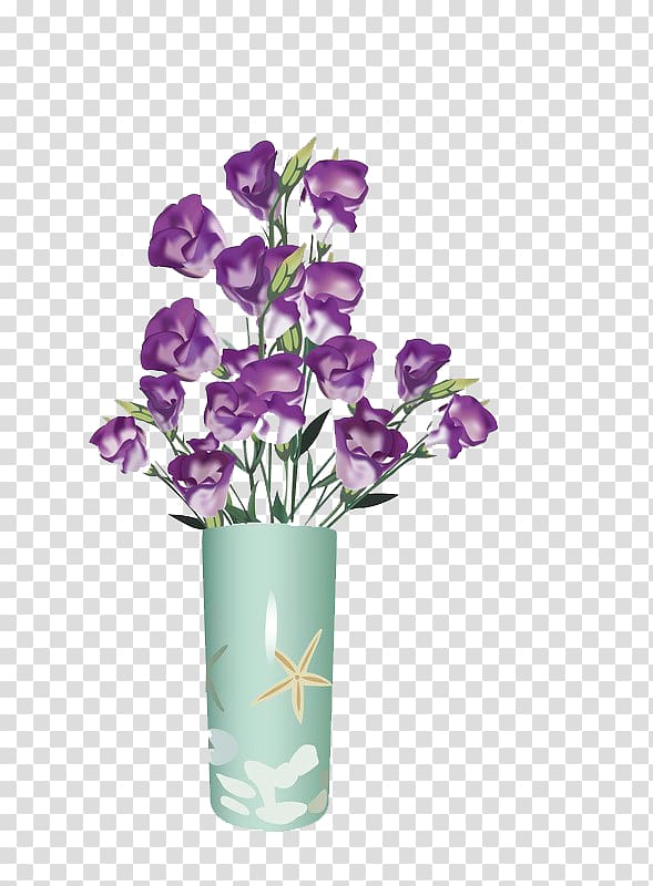 Purple Floral design Lily of the valley, A bowl of lily of the valley transparent background PNG clipart