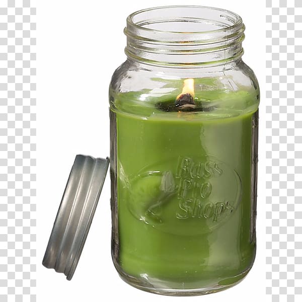 Mason jar Glass bottle Candle, glass transparent background PNG clipart