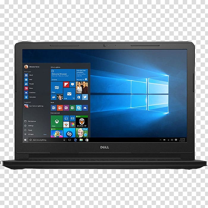 Laptop Dell Hewlett-Packard Intel Celeron, Laptop transparent background PNG clipart