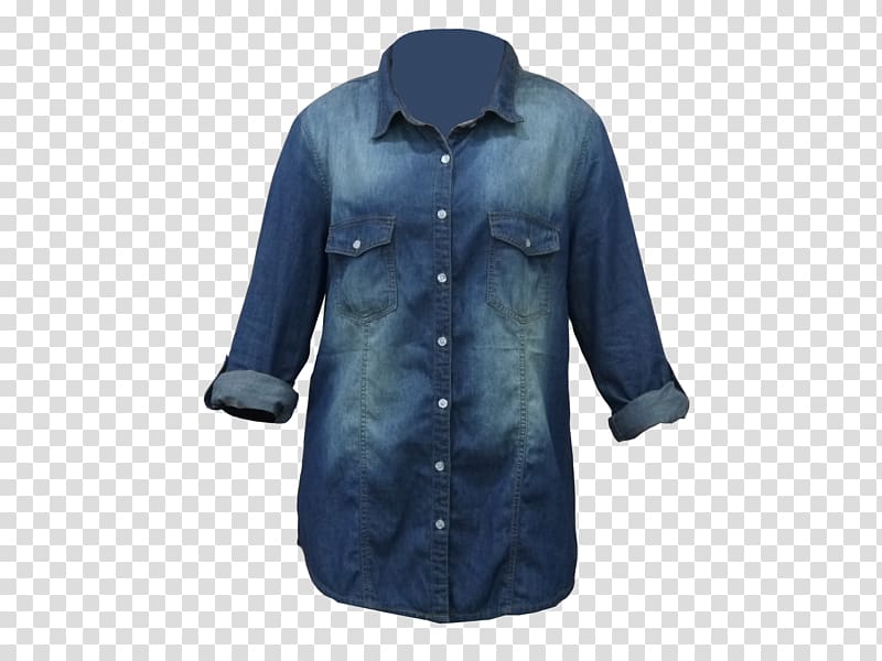 Jacket Blouse Shirt Sleeve Denim, jacket transparent background PNG clipart