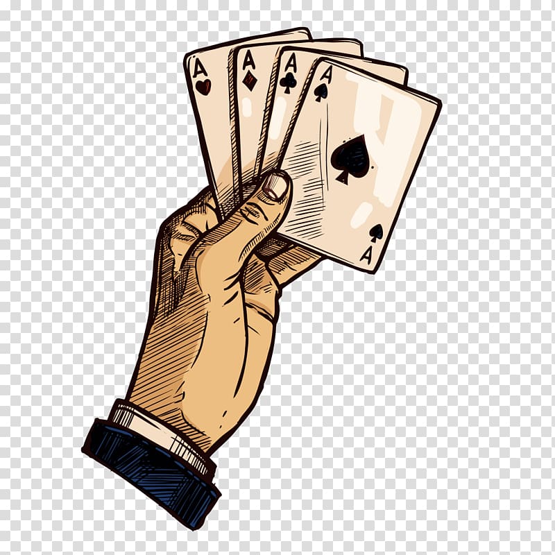 Casino French playing cards Poker, Playing poker man transparent background PNG clipart