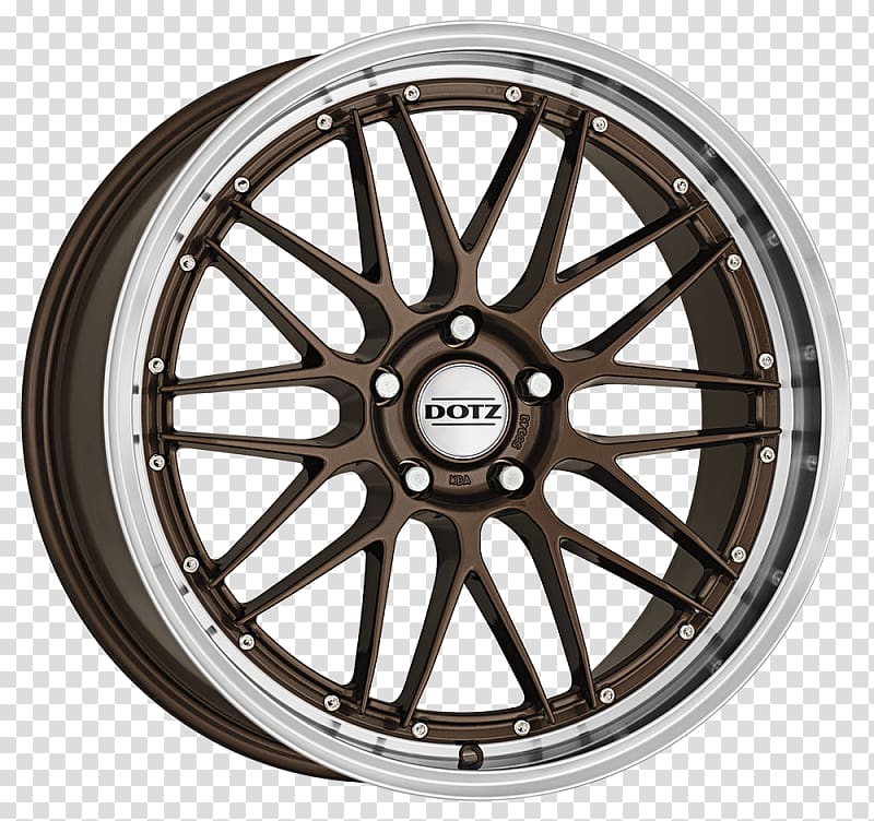 Alloy wheel Bronze Gunmetal, R18 transparent background PNG clipart