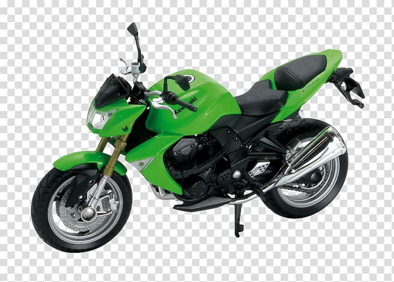 Car Motorcycle Die-cast toy Welly Kawasaki Z1000, car transparent background PNG clipart