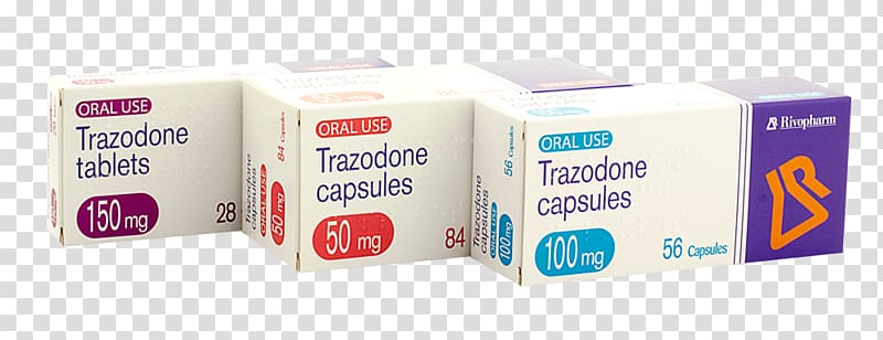 Trazodone Pharmaceutical drug Antidepressant Dose Insomnia, Major Depressive Disorder transparent background PNG clipart