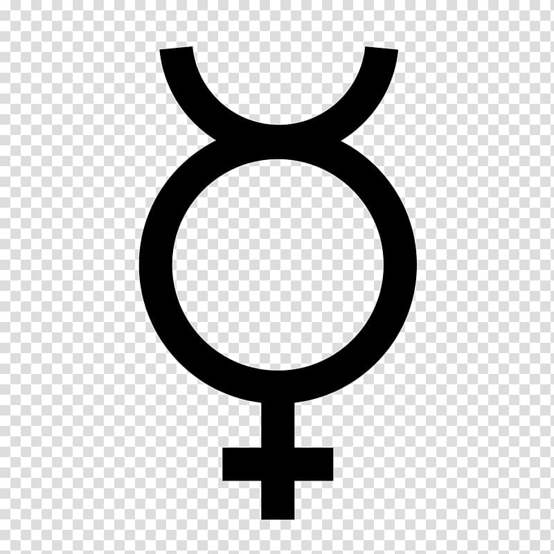 Mercury Alchemical symbol Planet Apparent retrograde motion, symbol transparent background PNG clipart