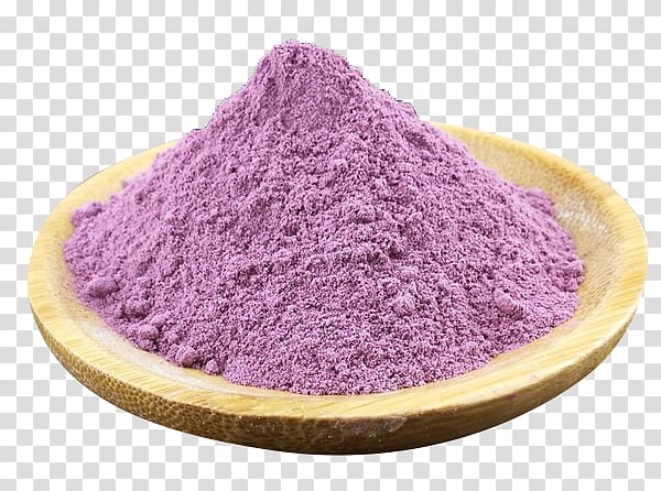 Purple Powder Sweet potato Flour, Natural nutritious purple potato flour transparent background PNG clipart
