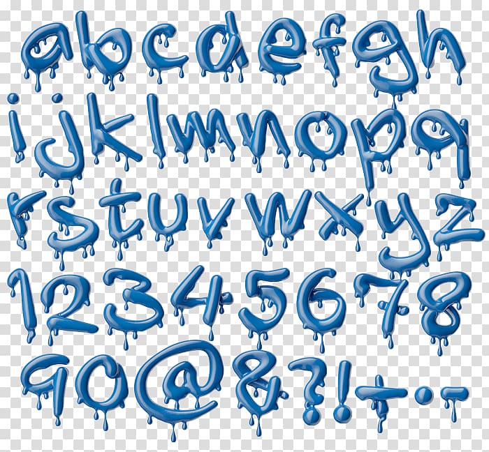 Script typeface Letter Handwriting Font, melting font transparent background PNG clipart