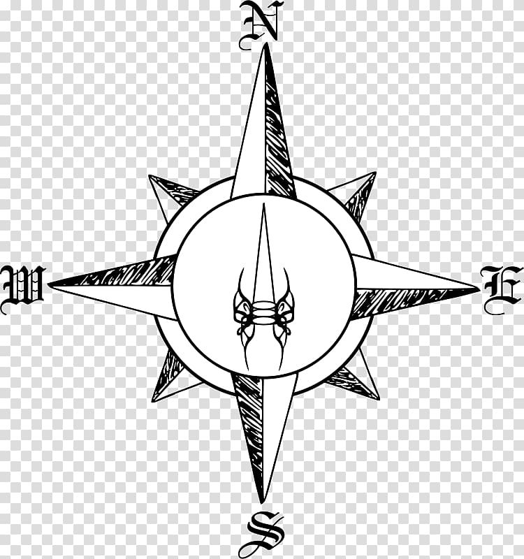 North Cardinal direction Compass rose , Free Compass transparent background PNG clipart