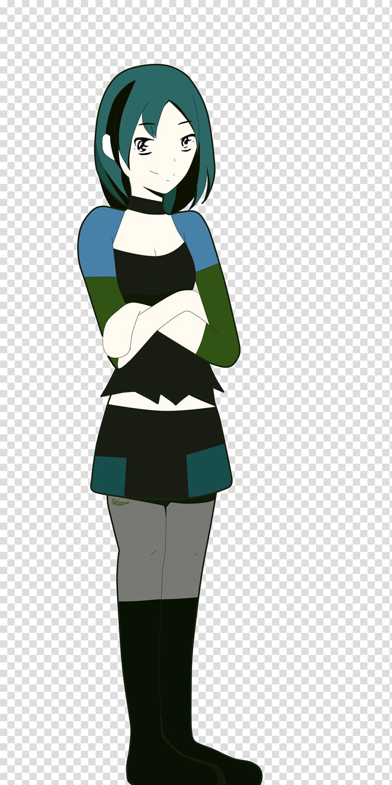 Gwen Total Drama Island Fan art Drawing, gwen transparent background PNG clipart