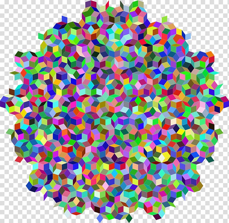 Penrose tiling Tile Color Point, Geometrical Penrose transparent background PNG clipart