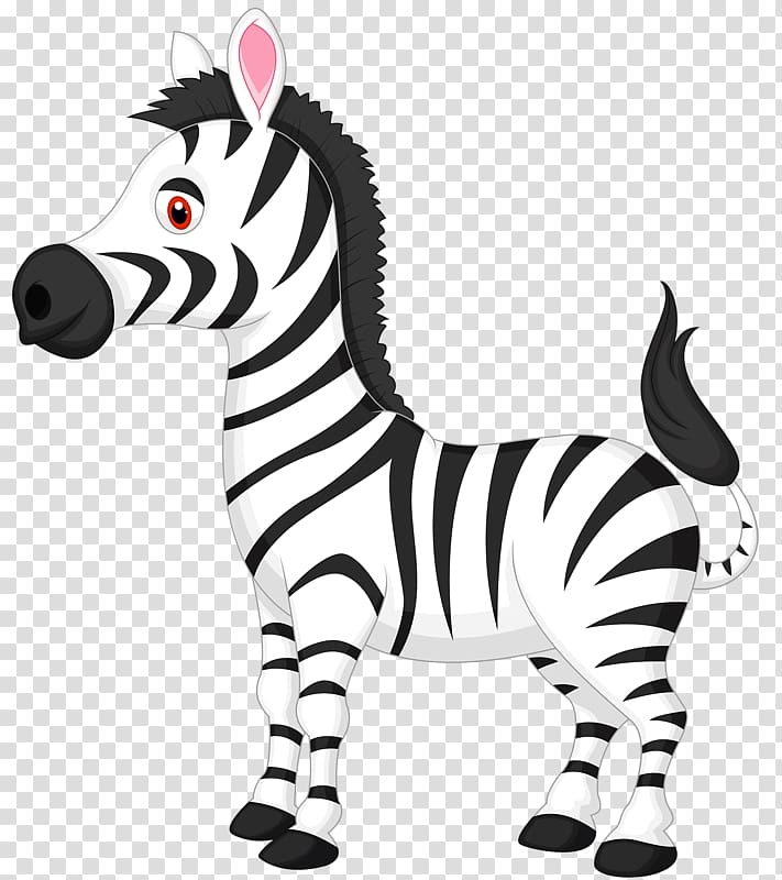 zebra , Cartoon , Cartoon zebra transparent background PNG clipart