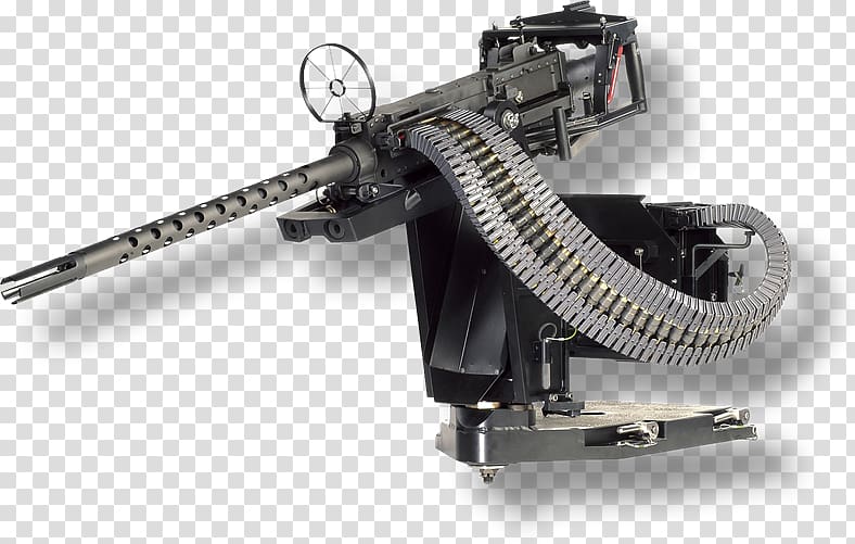 M2 Browning .50 BMG Firearm Machine gun FN Herstal, Gatling Gun transparent background PNG clipart