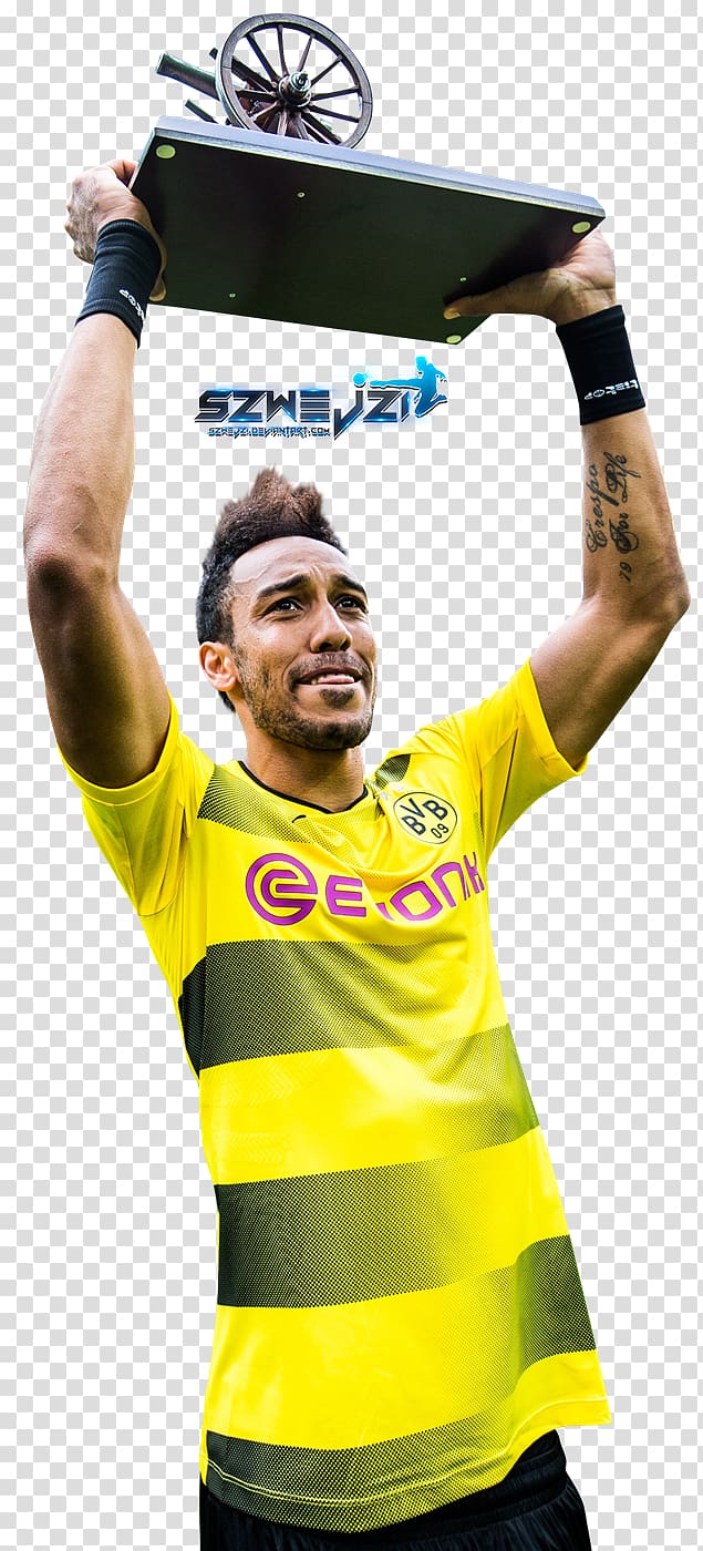 Pierre-Emerick Aubameyang Borussia Dortmund Desktop , Aubameyang transparent background PNG clipart