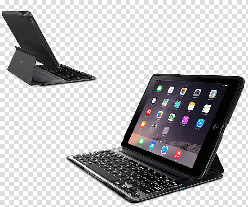 Belkin QODE Ultimate Pro Keyboard Case for iPad Air 2 Computer keyboard, ipad transparent background PNG clipart