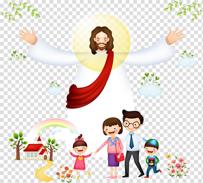 Jesus Christ , Bible Christianity , Jesus with children transparent background PNG clipart