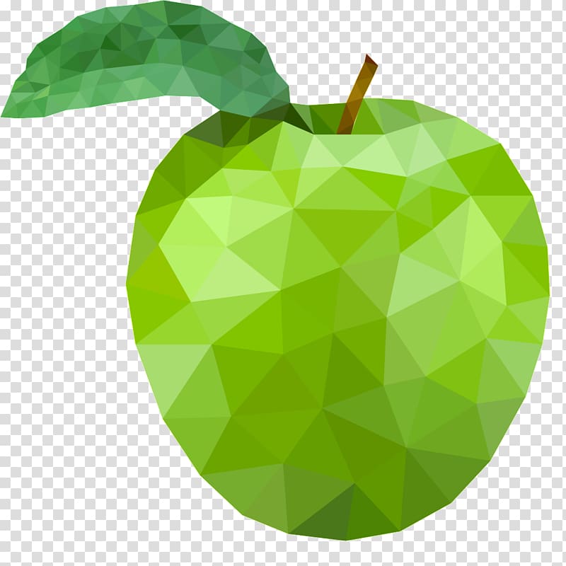 Juice Manzana verde Fruit Geometry Apple, Green apple transparent background PNG clipart
