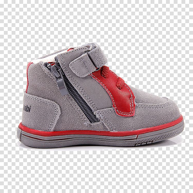 Dress shoe Red, European baby gray red sports shoes Dongkuan zipper transparent background PNG clipart