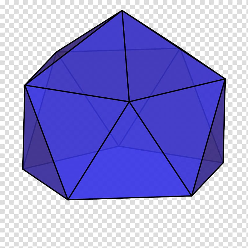 Gyroelongated pentagonal pyramid Pentagonal prism, pyramid transparent background PNG clipart