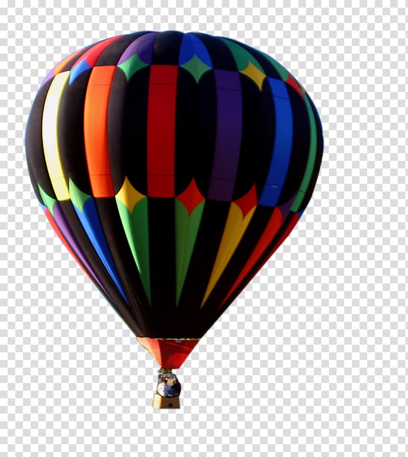 Dog , Multicolored hot-air balloon transparent background PNG clipart