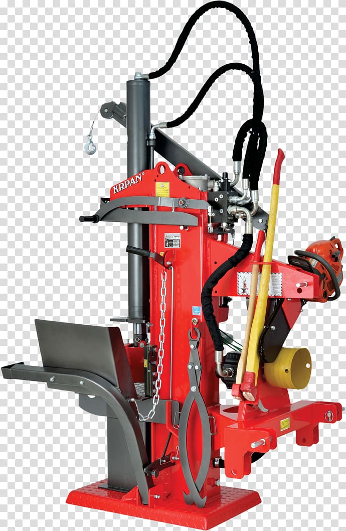 Log Splitters Winch Hydraulics Power take-off Tractor, tractor transparent background PNG clipart