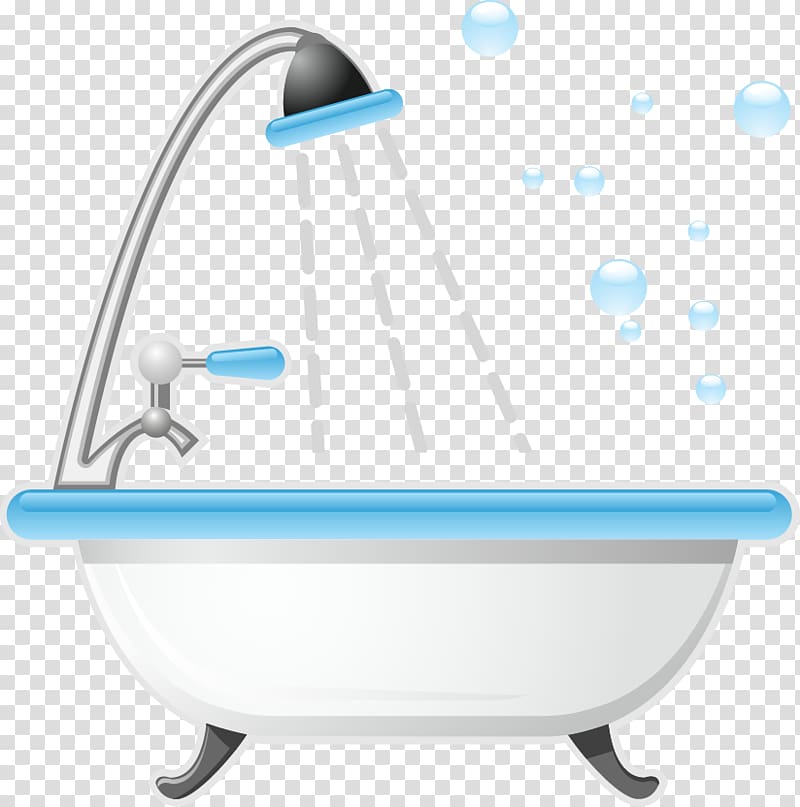 bathtub illustration, Hot tub Bathtub Bathroom Tap, a bathtub transparent background PNG clipart