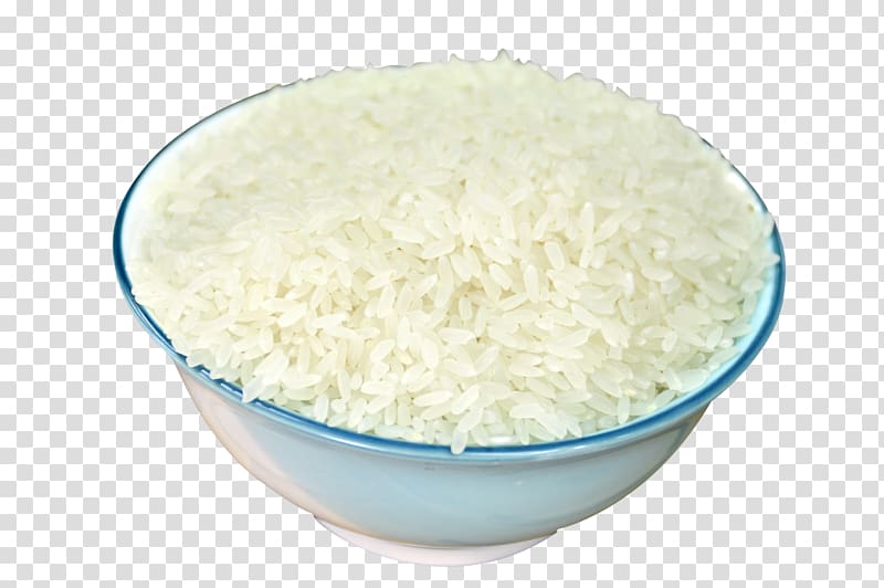 White rice Bowl Food, Rice transparent background PNG clipart