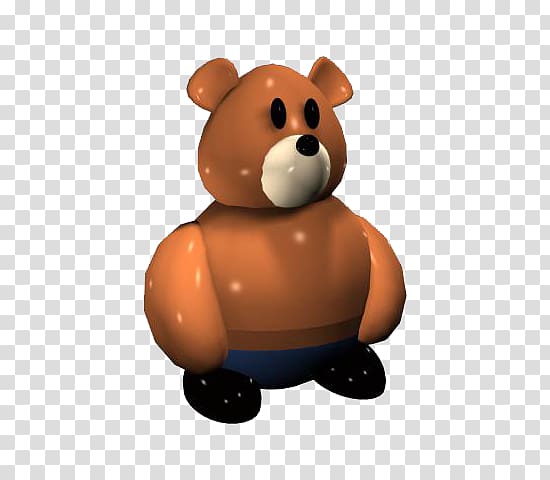 Brown bear Teddy bear Cartoon, Pinched waist brown bear transparent background PNG clipart