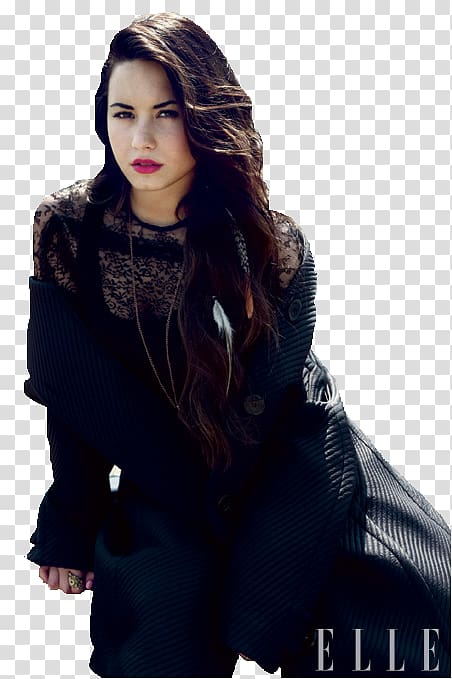 Demi Lovato Magazine Elle shoot, demi lovato transparent background PNG clipart