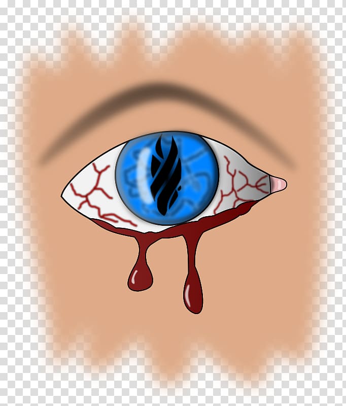 Eye Bleeding Drawing Blood , i love you transparent background PNG clipart