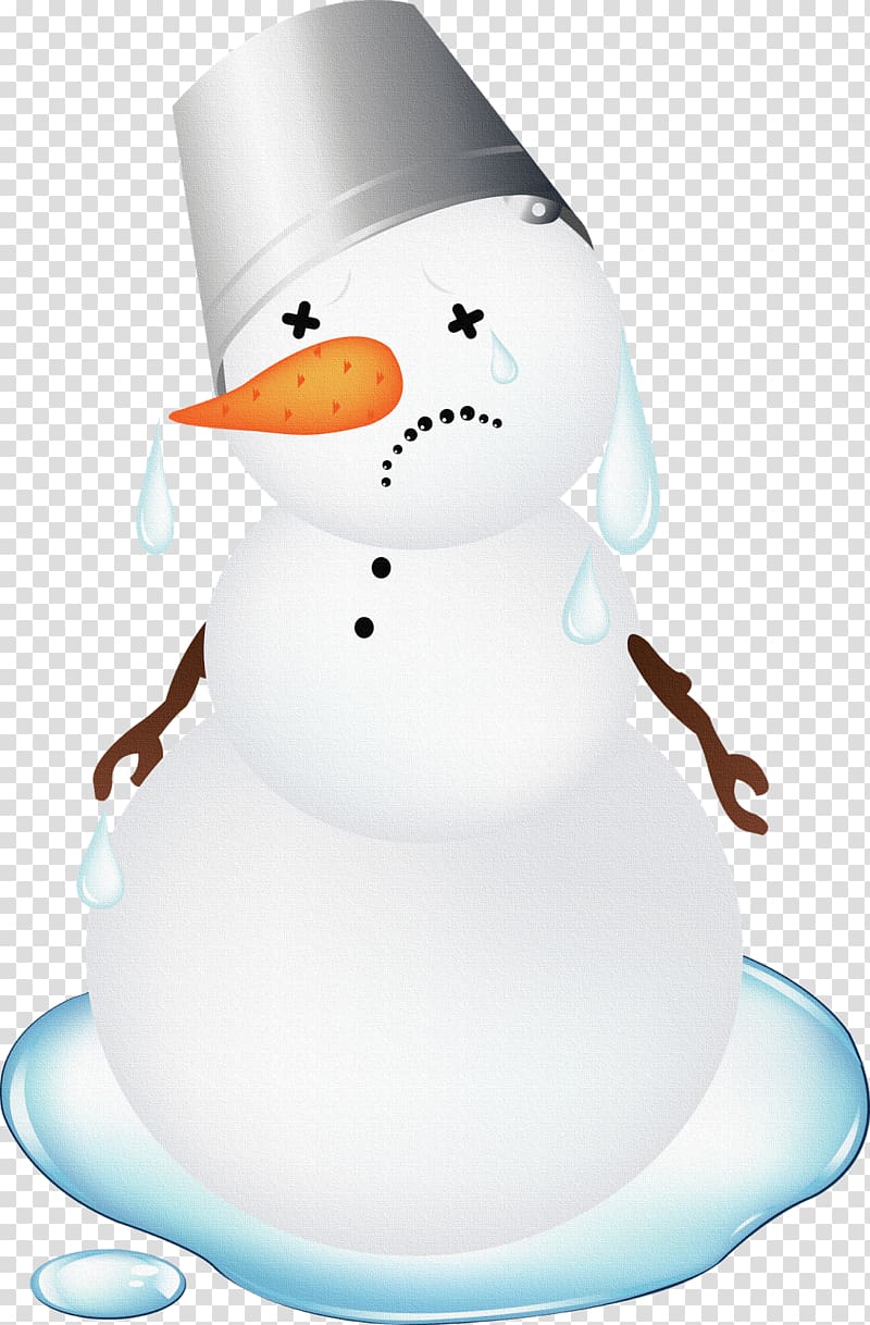 Snowman Melting , snowman transparent background PNG clipart