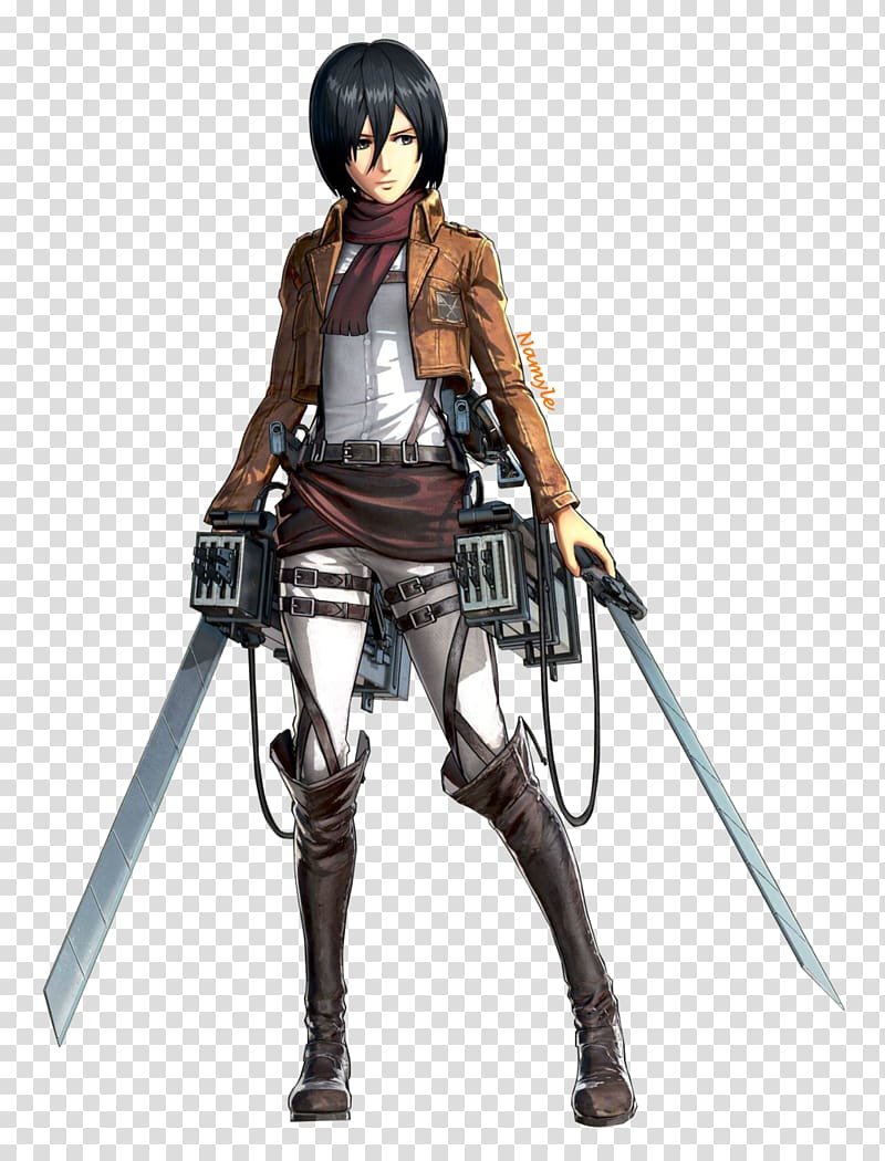 Mikasa Ackerman A.O.T.: Wings of Freedom Eren Yeager Attack on Titan Levi, others transparent background PNG clipart