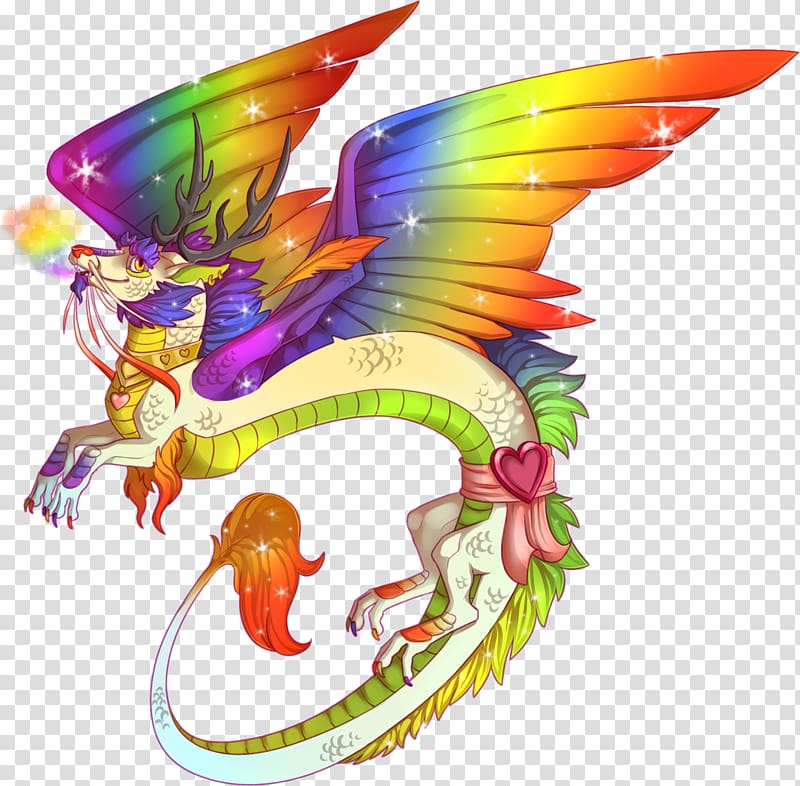 Dragon Gay pride Griffin Rainbow flag Romantic orientation, hippocampus transparent background PNG clipart