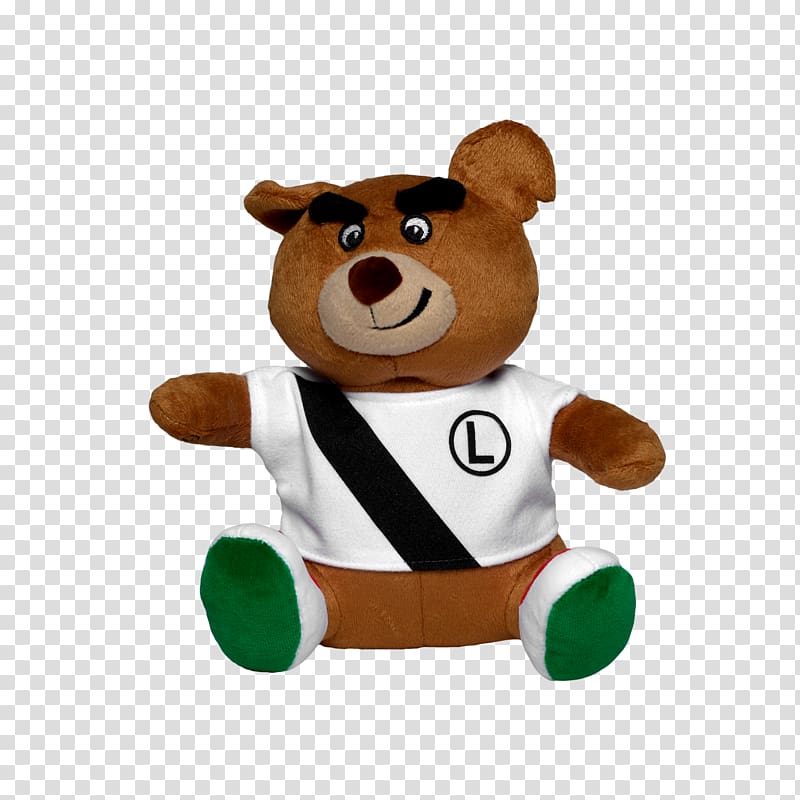 Teddy bear Legia Warsaw Stuffed Animals & Cuddly Toys Mascot, bear transparent background PNG clipart