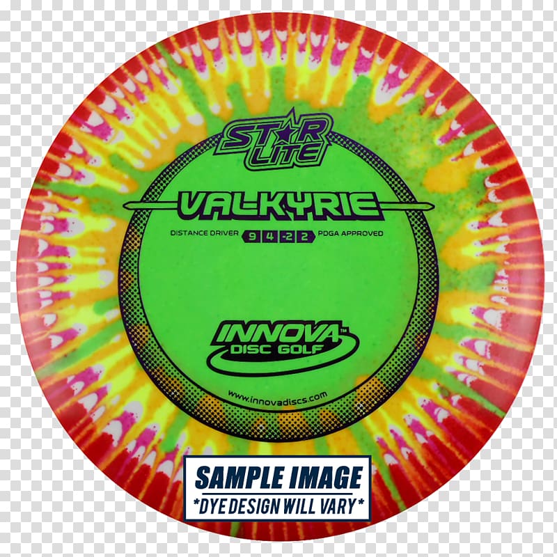 Disc Golf Discraft Dye Innova Mamba, extreme golf shot transparent background PNG clipart