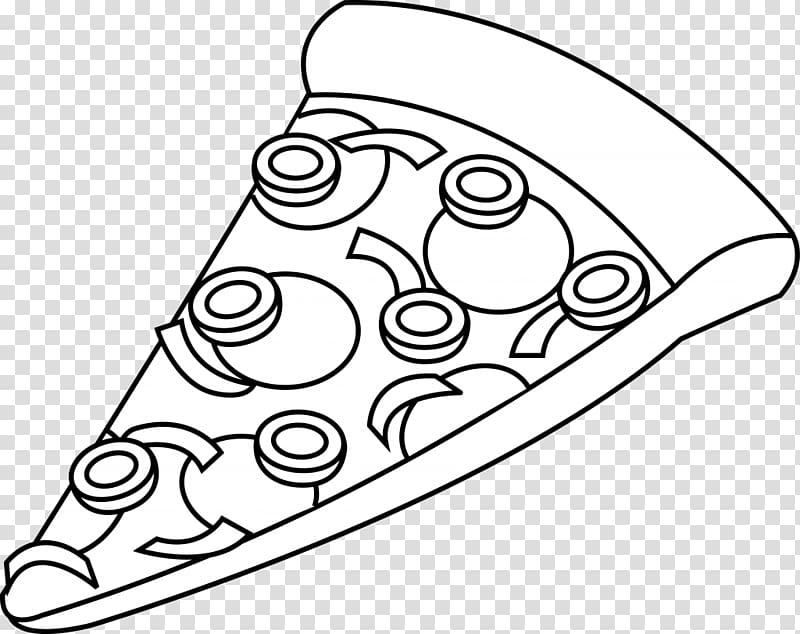 Pizza Burrito Black and white , pizza transparent background PNG clipart