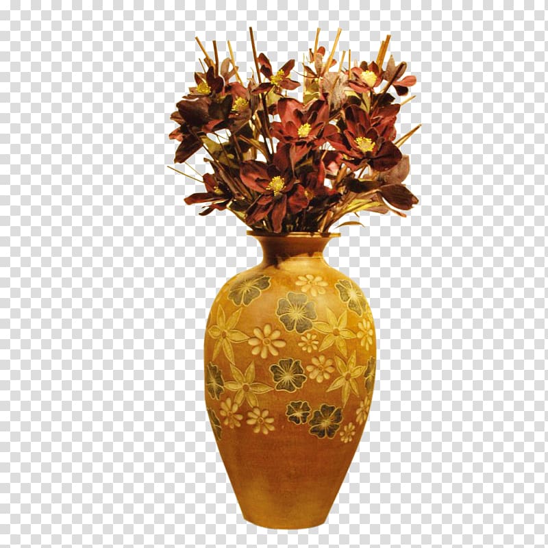 Flower Vase Ceramic, vase transparent background PNG clipart