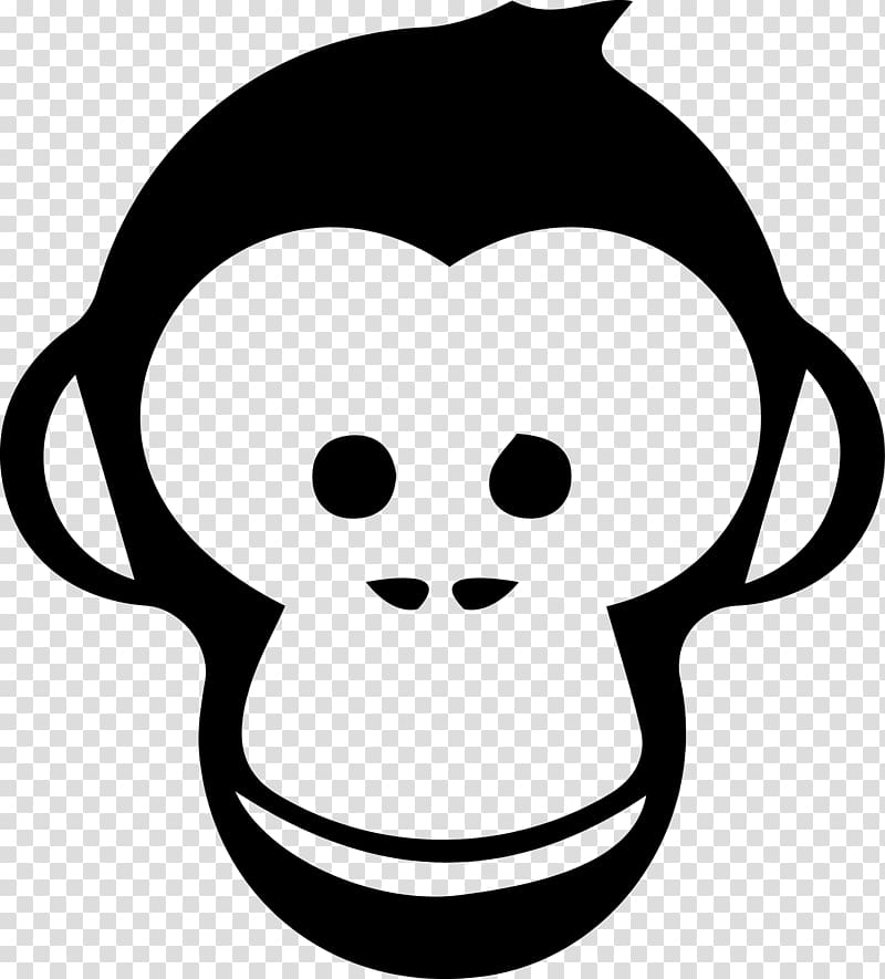 Logo Chimpanzee Monkey Ape, public identification transparent background PNG clipart