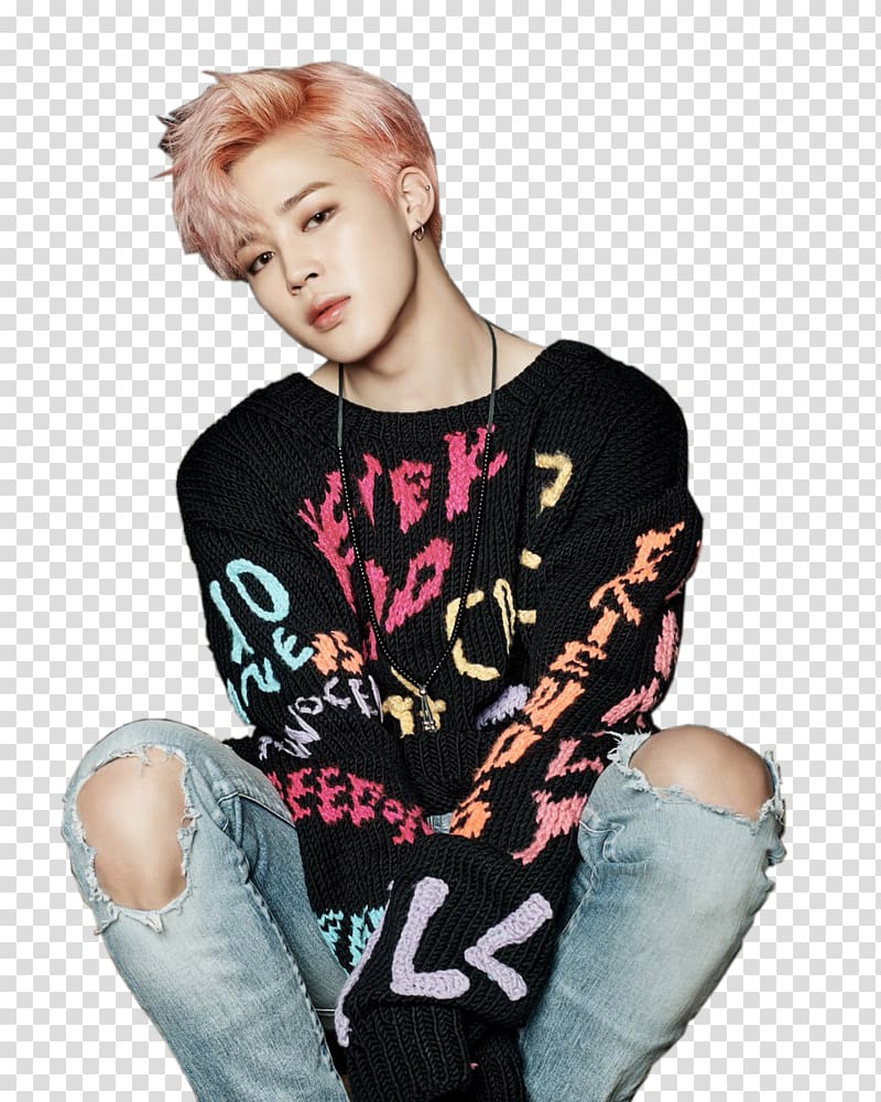 BTS Wings Human hair color Walk, pink singer transparent background PNG clipart
