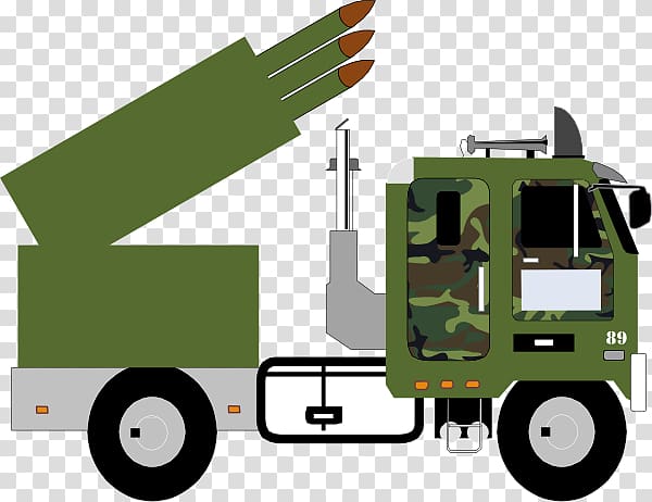 Car Missile vehicle Truck, military lorry transparent background PNG clipart